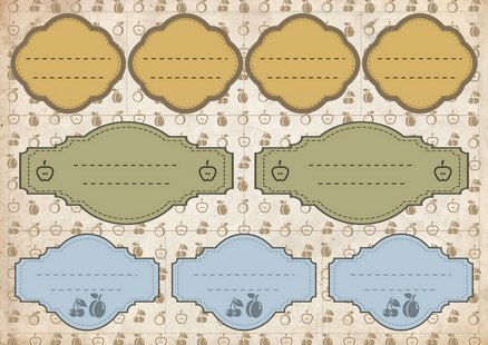 Befőttes üveg cimkék - ingyen letölthető! - Lakinta Home